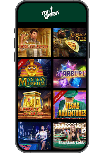 Mr Green Casino på mobilen