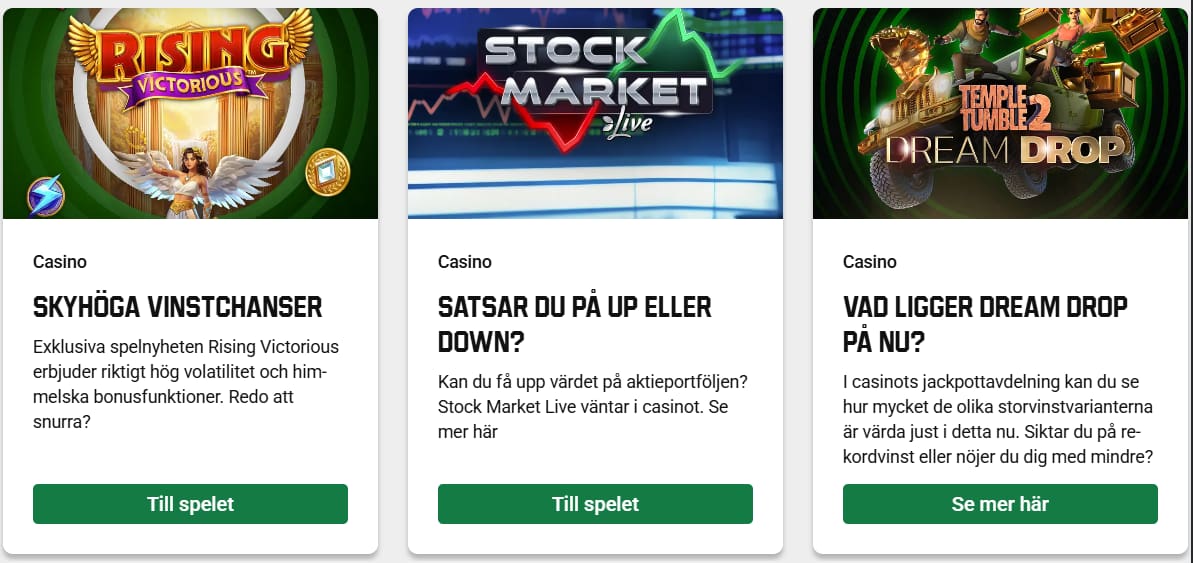 Unibet casino kampanjer