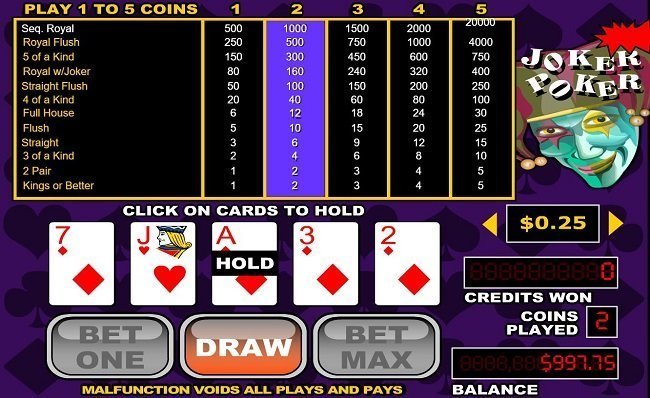 joker poker
