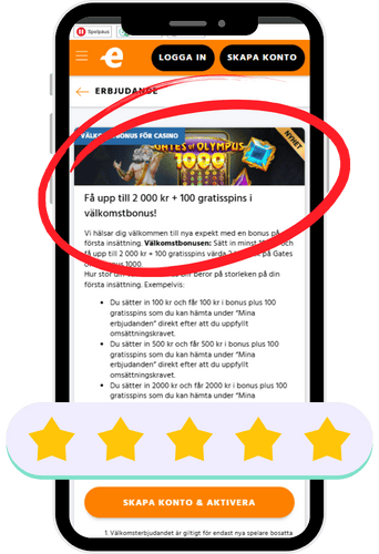 Expekt casino bonus högsta betyg