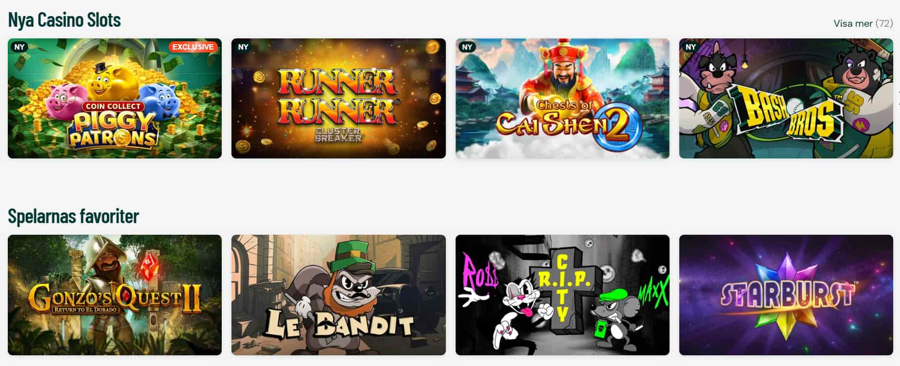 Paf casino slots