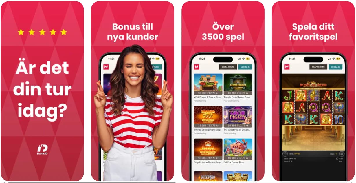 Maria casino app och mobilcasino