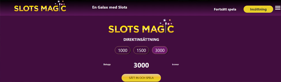 slotsmagic casino hemsida