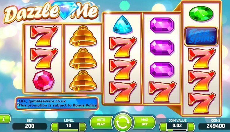 dazzle me slot