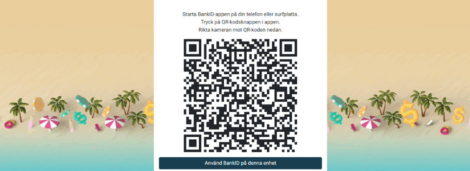 Fun Casino QR-kod BankID