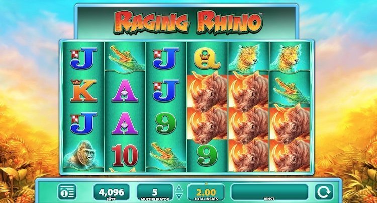 RagingRhino spelautomat