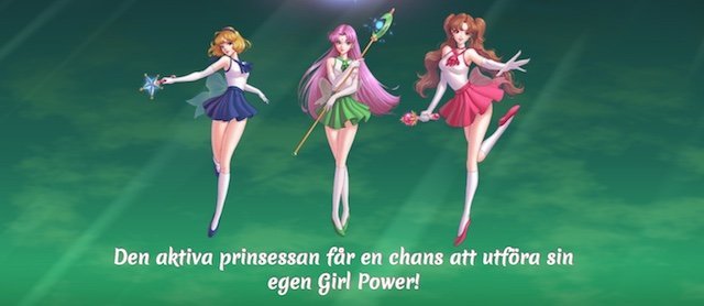 Välj Moon princessa för specialfunktioner