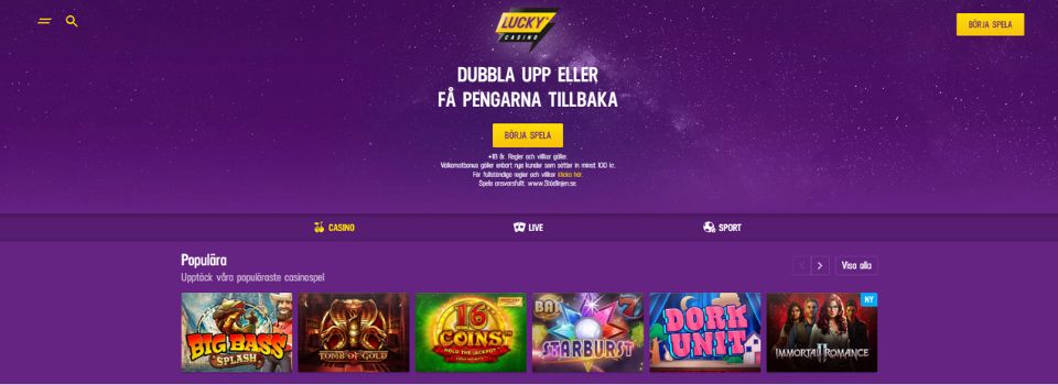 luckycasino hemsida