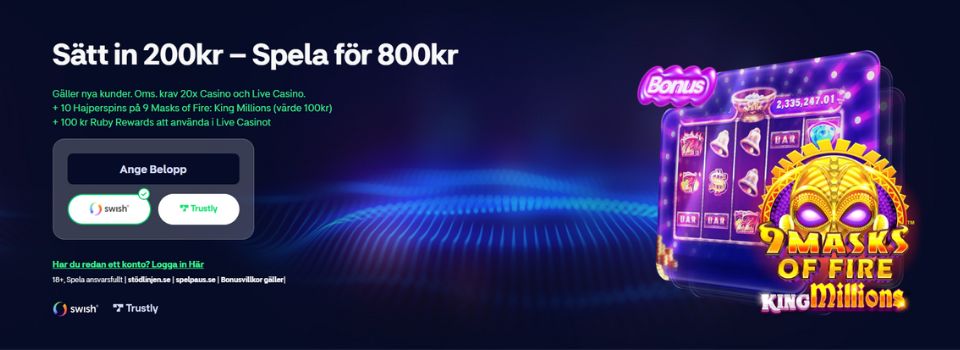 Hajper casino bonus