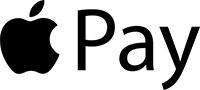 Apple Pay logga på vit bakgrund