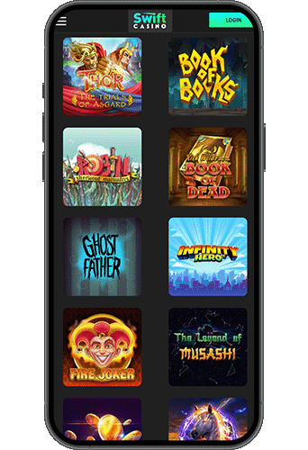 Swift Casino på mobilen