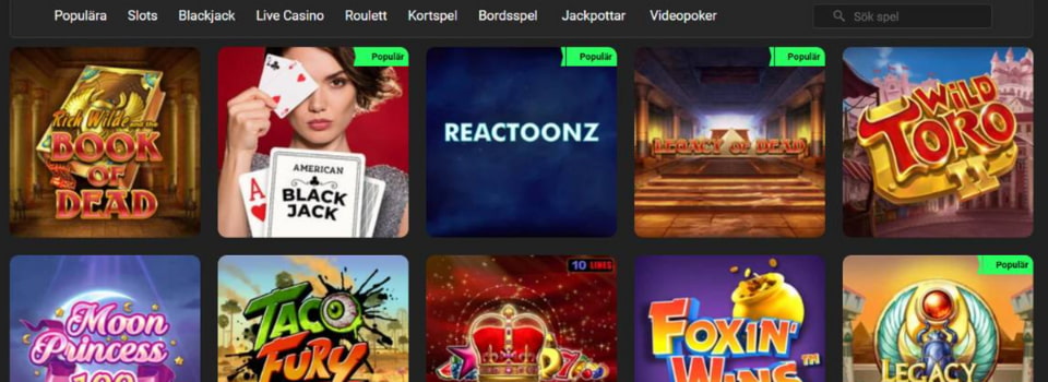 Swift Casino slots