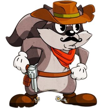 Smokey, den kända maskoten i Hacksaw Gaming slots, representerar den unika och humoristiska designstilen